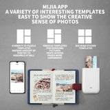 AR Printer 300Dpi Portable Photo Mini Pocket with DIY Share 500Mah Picture Printer Pocket Printer Work with Mihome APP