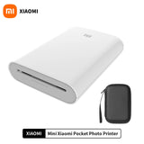 AR Printer 300Dpi Portable Photo Mini Pocket with DIY Share 500Mah Picture Printer Pocket Printer Work with Mihome APP