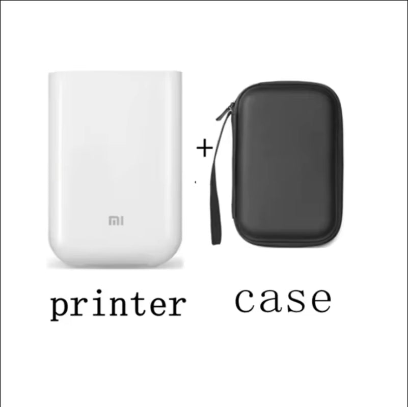 AR Printer 300Dpi Portable Photo Mini Pocket with DIY Share 500Mah Picture Printer Pocket Printer Work with Mihome APP