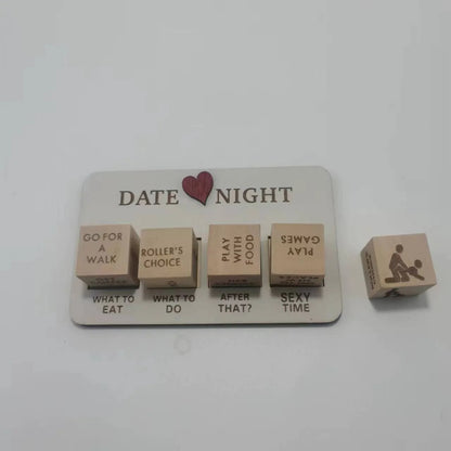 Date Night Dice Wooden Date Night Ideas Dice Romantic Couple