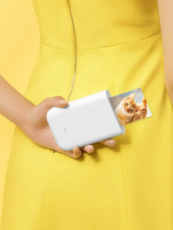 AR Printer 300Dpi Portable Photo Mini Pocket with DIY Share 500Mah Picture Printer Pocket Printer Work with Mihome APP